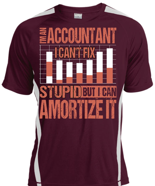 I'm An Accountant T Shirt, I Can't Fix Stupid T Shirt, Cool Shirt