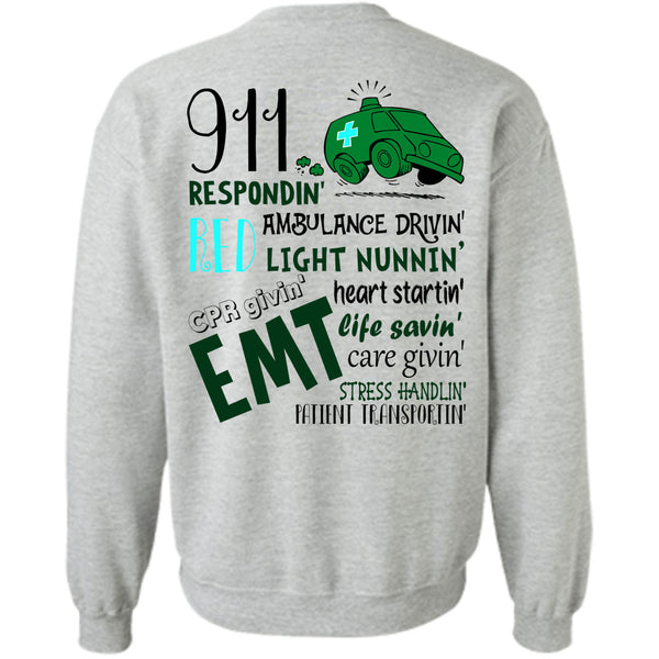 Being A Doctor T Shirt, EMT Heart Starting Life Saving Sweatshirt