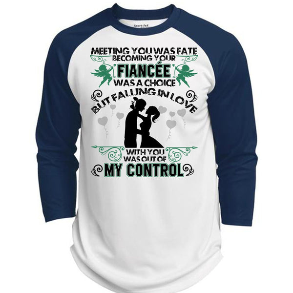 Becoming Your Fiancee Was A Choice T Shirt, I Love Wife T Shirt, Awesome T-Shirts  (Polyester Game Baseball Jersey)