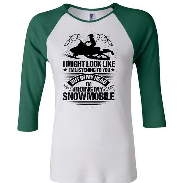 I'm Riding My Snowmobile T Shirt, I Love Snowmobile T Shirt, Awesome T-Shirts