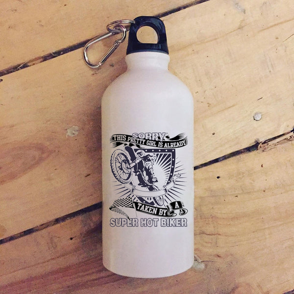 This Pretty Girl Is Already Taken By A Biker 20 oz Stainless Steel Bottle,Pretty Girls Outdoor Sports Water Bottle
