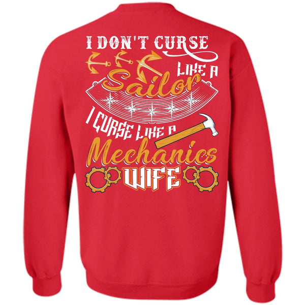 Like A Mechanics Wife T Shirt, I Love Wife Sweatshirt