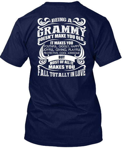 Being A Grammy T Shirt, Fall Totally In Love T Shirt