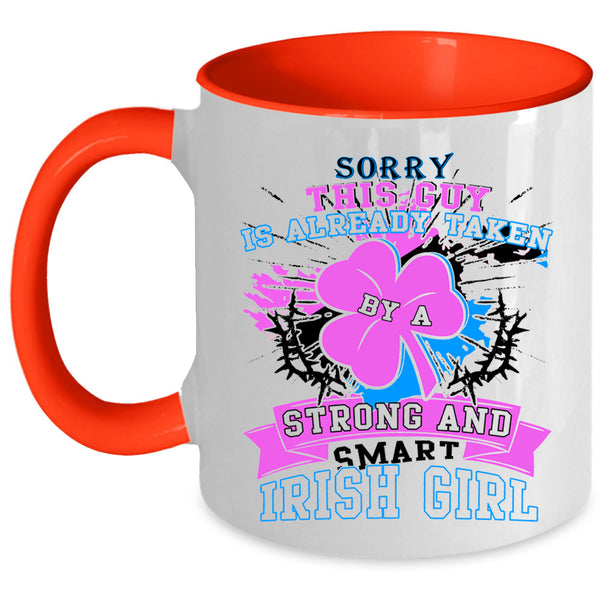 My Husband Coffee Mug, Taken By A Strong And Smart Irish Girl Accent Mug