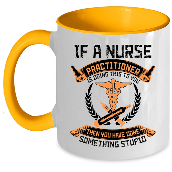 Best Nurse Ever Coffee Mug, Nurse Practitioner Accent Mug