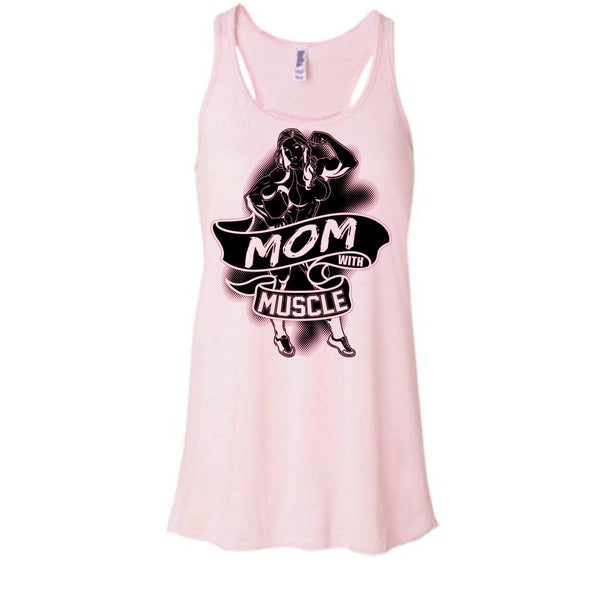 Mom With Muscle T Shirt, Coolest Gymming Tank Top
