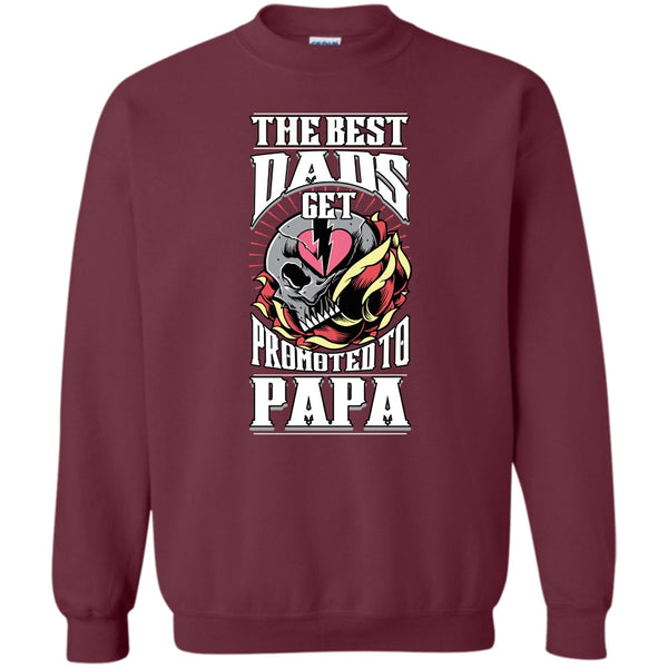 Get Promoted To Papa T Shirt, Coolest Papa Ever Sweatshirt