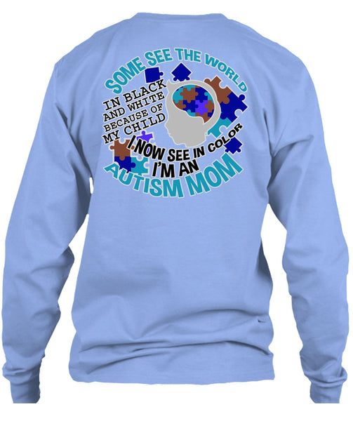 I'm An Autism Mom T Shirt, I Love Mom T Shirt