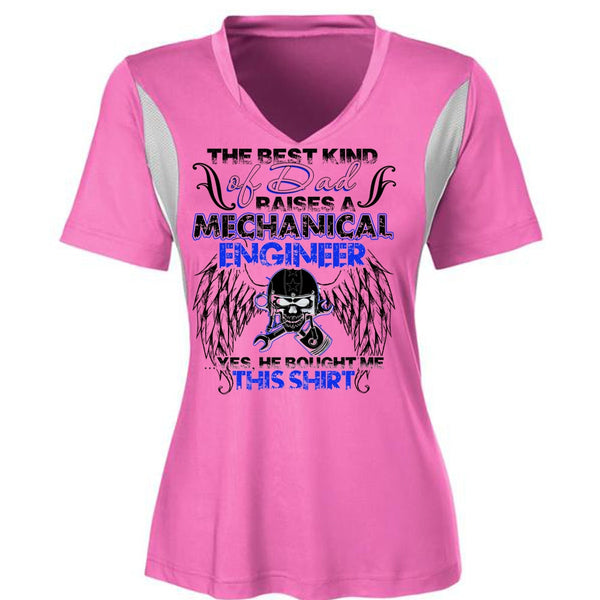Dad Raises A Mechanical Engineer T Shirt, I Love Mechanic T Shirt, Awesome T-Shirts
