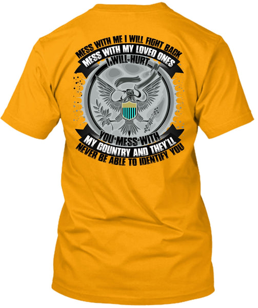 You Mess With My Country T Shirt, I Love Music T Shirt