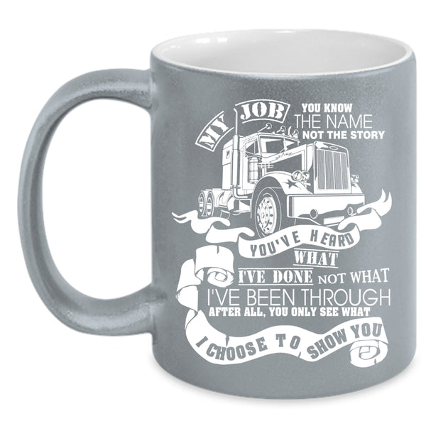 Best Trucker Ever Coffee Mug, Funny Gift For Trucker Coffee Cup
