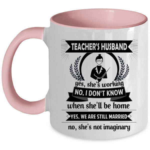 Teacher's Husband Mug, Gift For Wedding Cup