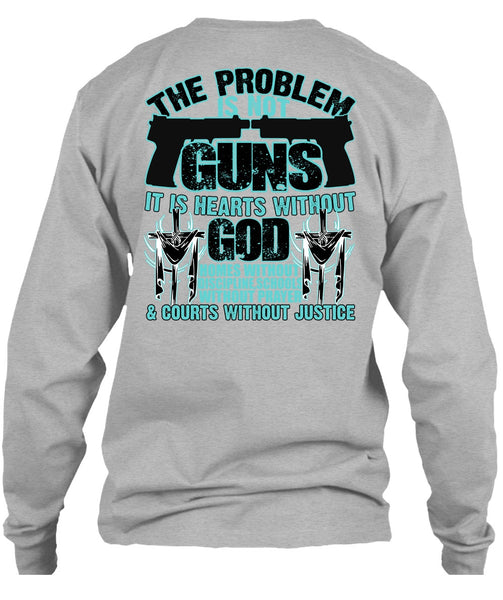 The Problem Is Not Guns T Shirt, I Love Veteran T Shirt