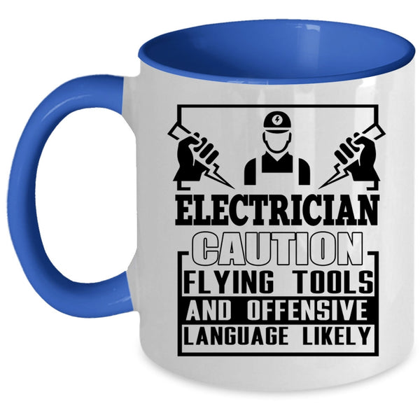 Awesome Electrician Coffee Mug, Electrician Accent Mug
