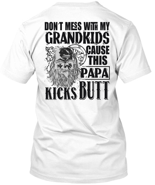 A black t-shirt with the shopify logo