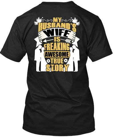 A black t-shirt with the shopify logo