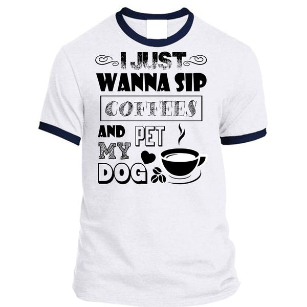 A black t-shirt with the shopify logo