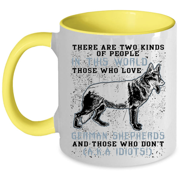 Cool Dog Lover Coffee Mug, Love German Shepherds Accent Mug