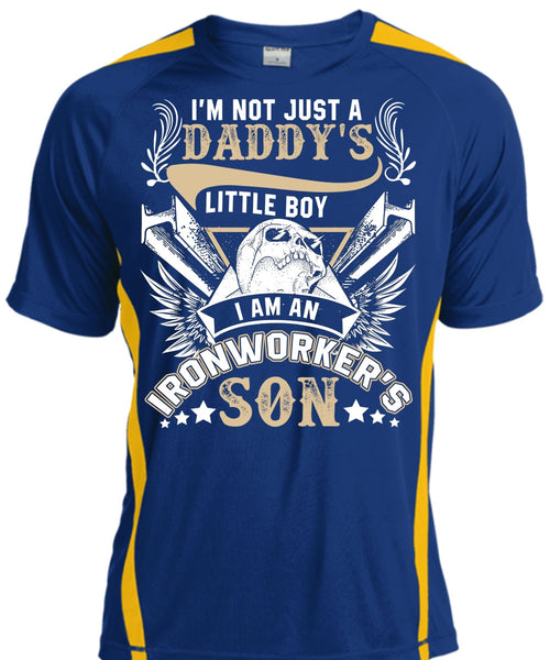 I Am An Ironworker's Son T Shirt, Daddy's Little Boy T Shirt, Cool Shirt