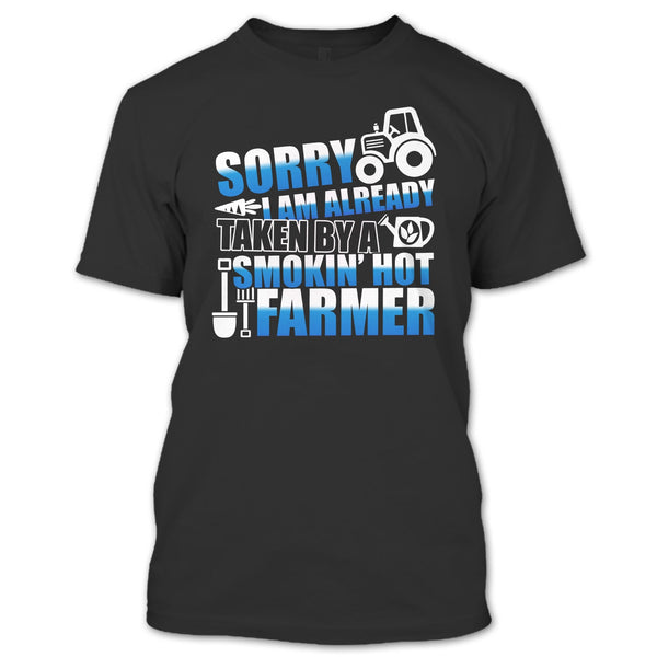 A black t-shirt with the shopify logo