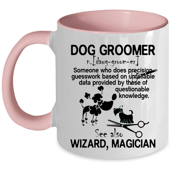 Awesome Dog Groomer Coffee Mug, Dog Groomer Accent Mug
