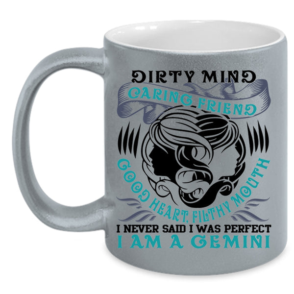I Am A Gemini Coffee Mug, I Never Said I Was Perfect Accent Mug