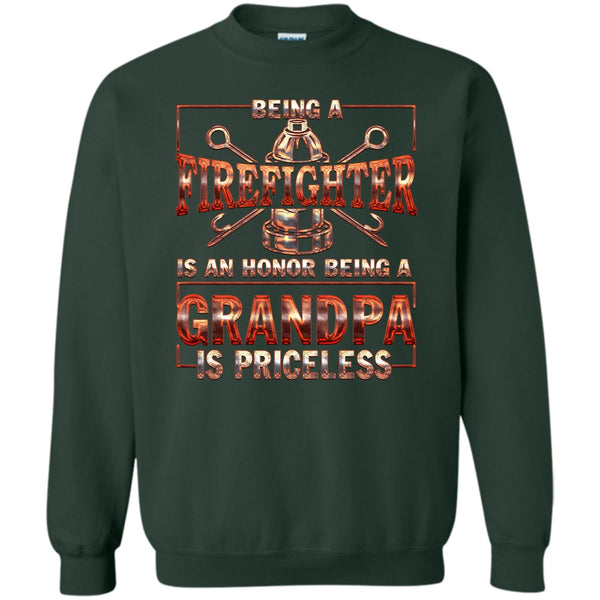 Being A Fgradnpa Is Princess T Shirt, Coolest Firefighter Sweatshirt