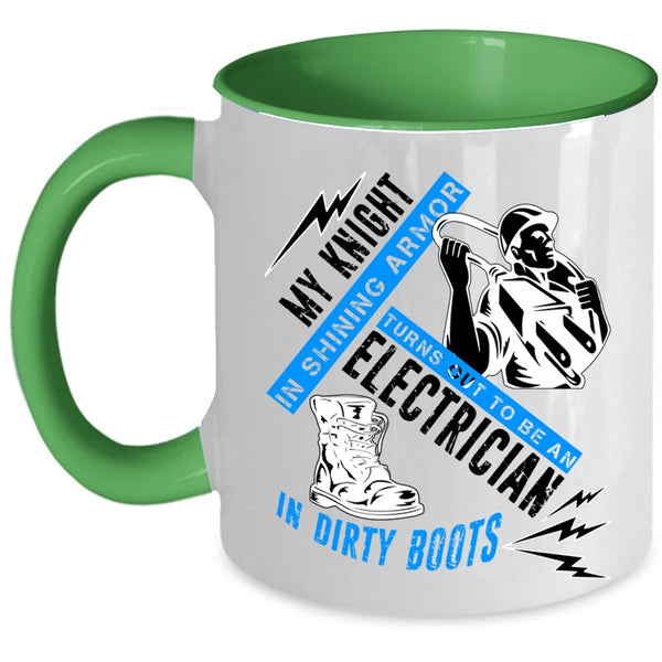 Cute Electrician Coffee Mug, To Be An Electrician Accent Mug