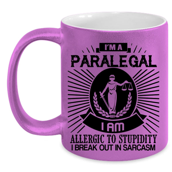 Awesome Gift For Paralegal Coffee Mug, I'm A Paralegal Accent Mug