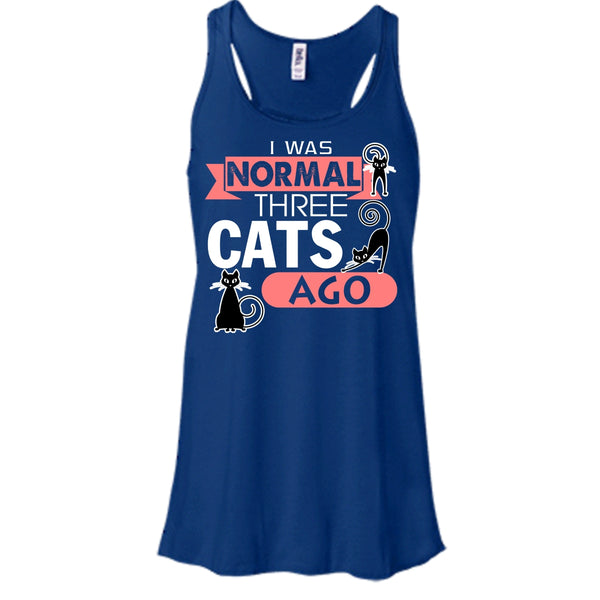 I Was Normal Three Cats Ago Shirt, Cool Cat Shirt