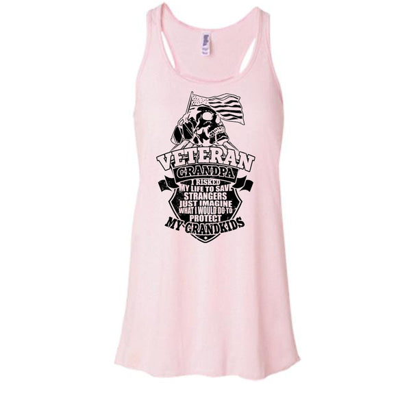 Veteran Grandpa T Shirt, To Protect My Grandkids Tank Top