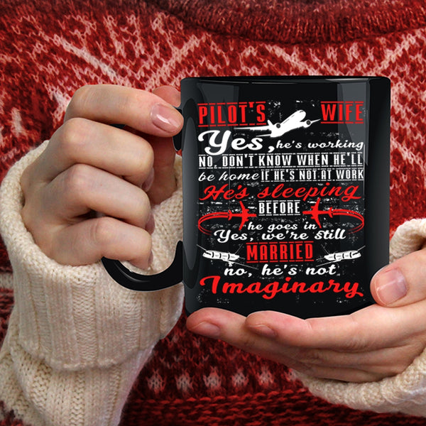 Pilot's Wife Coffee Mug, Beautiful Pilot's Wife Coffee Cup