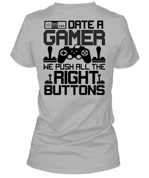 Date A Gamer T Shirt, I Love Gaming T Shirt