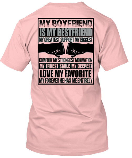 My Boyfriend Is My Best Friend T Shirt, I Love Boyfriend T Shirt