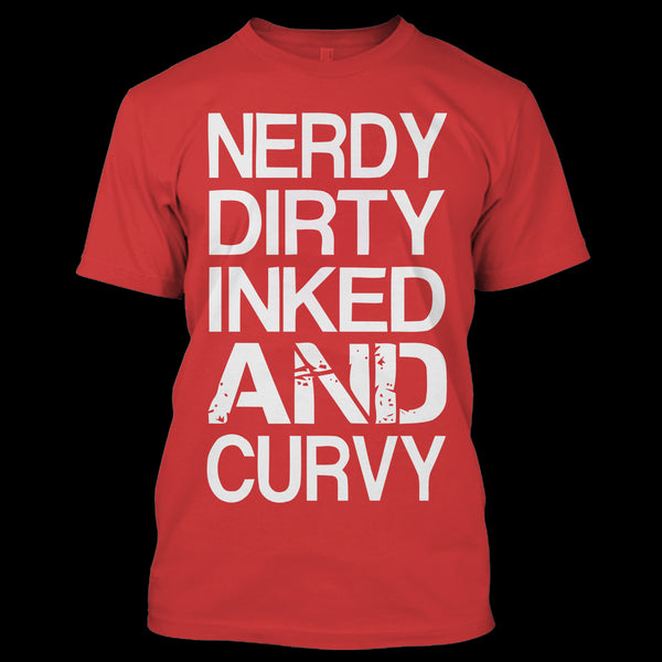 A black t-shirt with the shopify logo