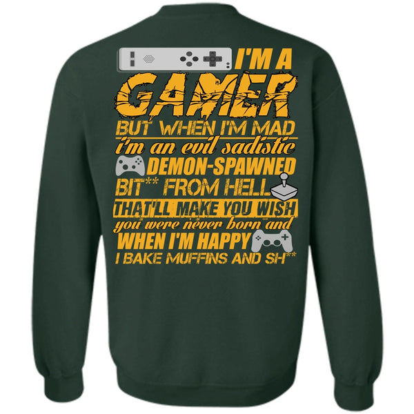 I'm Happy T Shirt, I Love Gaming Sweatshirt
