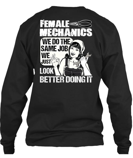 Female Mechanics T Shirt, Being A Mechanic T Shirt