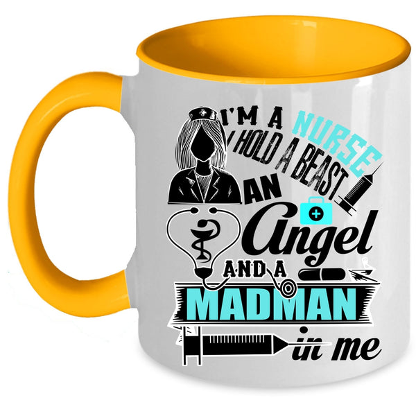 Funny Gift For Nurses Coffee Mug, I'm A Nurse Accent Mug