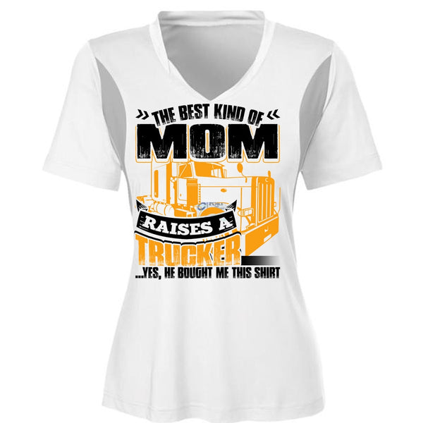 Mom Raises A Trucker T Shirt, I Love Trucking T Shirt, Awesome T-Shirts