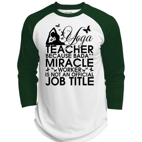 Yoga Teacher T Shirt, I Love Yoga T Shirt, Awesome T-Shirts  (Polyester Game Baseball Jersey)
