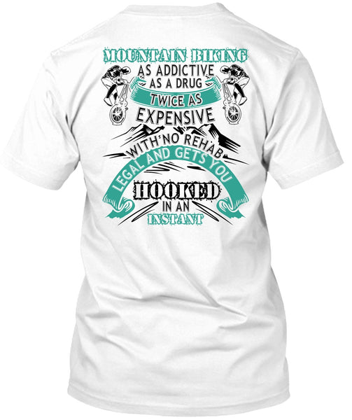 A black t-shirt with the shopify logo