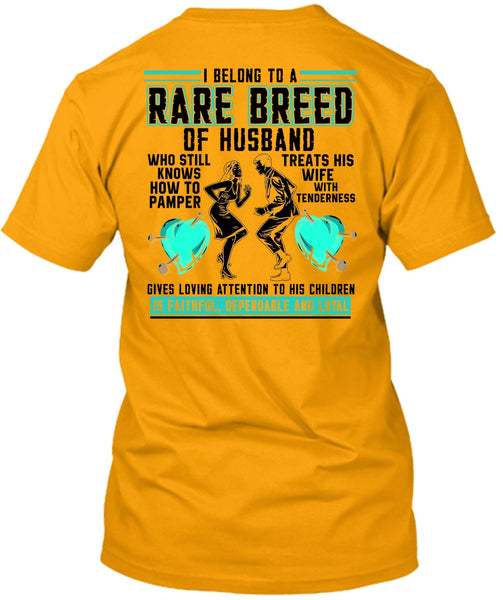 Rare Breed Of Husband T Shirt, I Love Husband T Shirt