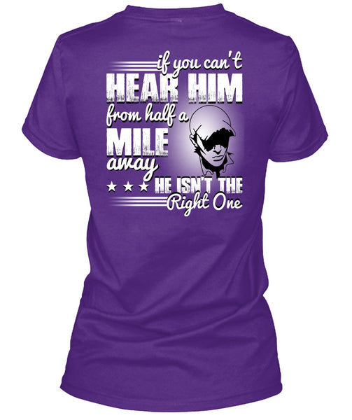 Half A Mile Away T Shirt, Being A Biker T Shirt