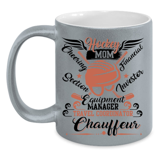 Funny Gift For Hockey Mom Coffee Mug, Hockey Mom Accent Mug