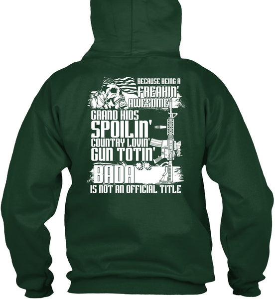 Grandkids Spoiling Country Loving Gun T Shirt, I Love Veteran T Shirt