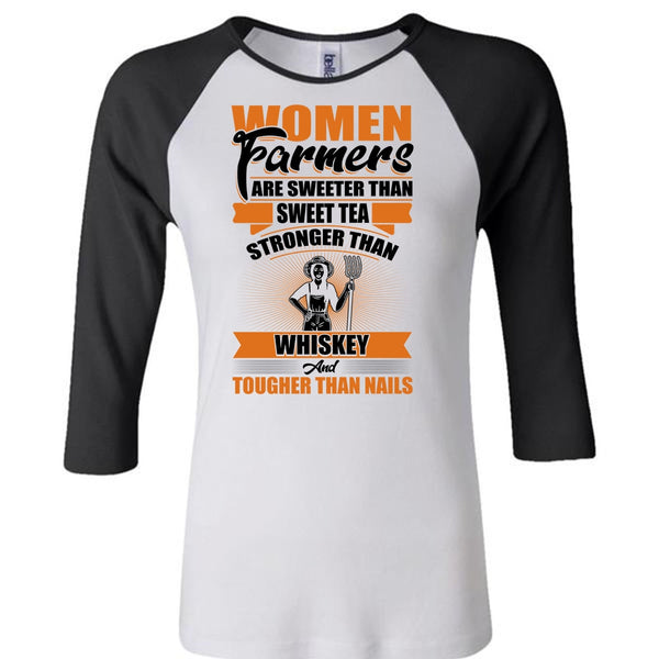 Women Farmers Are Sweeter T Shirt, I Love Farming T Shirt, Awesome T-Shirts