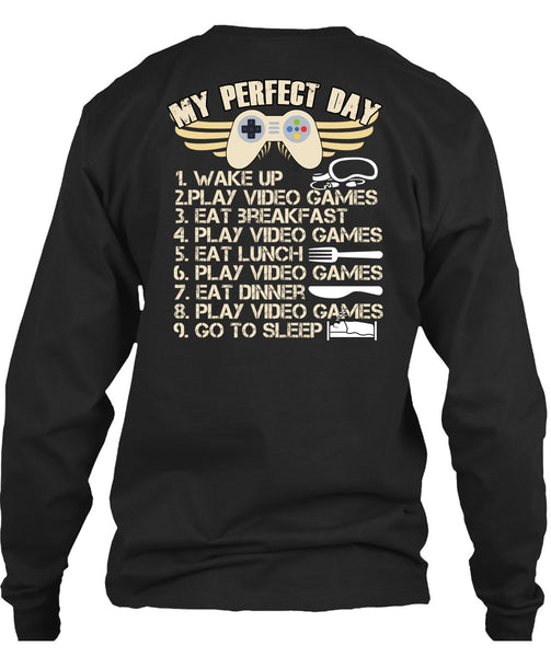 Play Video Games T Shirt, Wake Up T Shirt