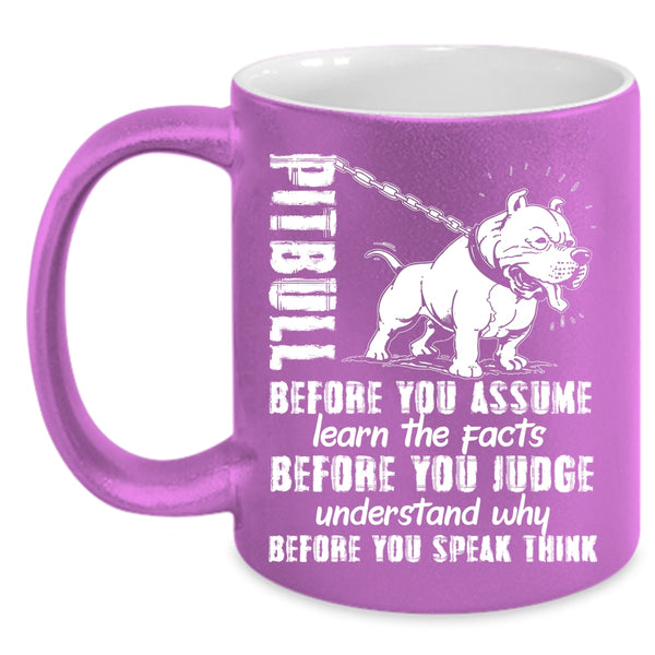 Pitbull Coffee Mug, Funny Gift For Pitbull Lovers Coffee Cup