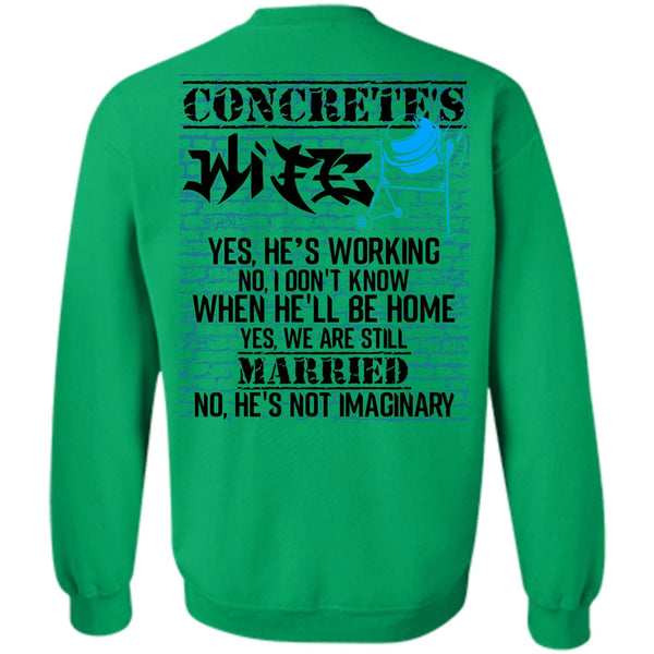 I Love My Wife T Shirt, Concrete's Wife Sweatshirt