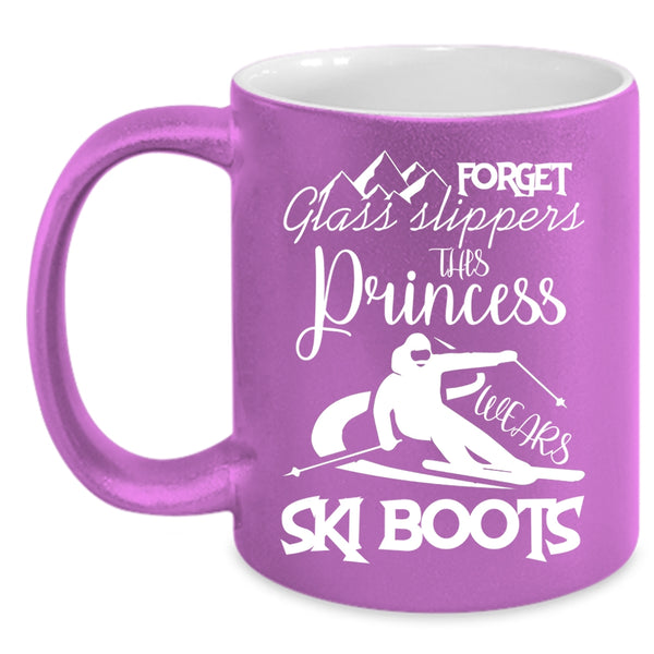 This Princess Wears Ski Boots Coffee Mug, Outdoor Coffee Cup